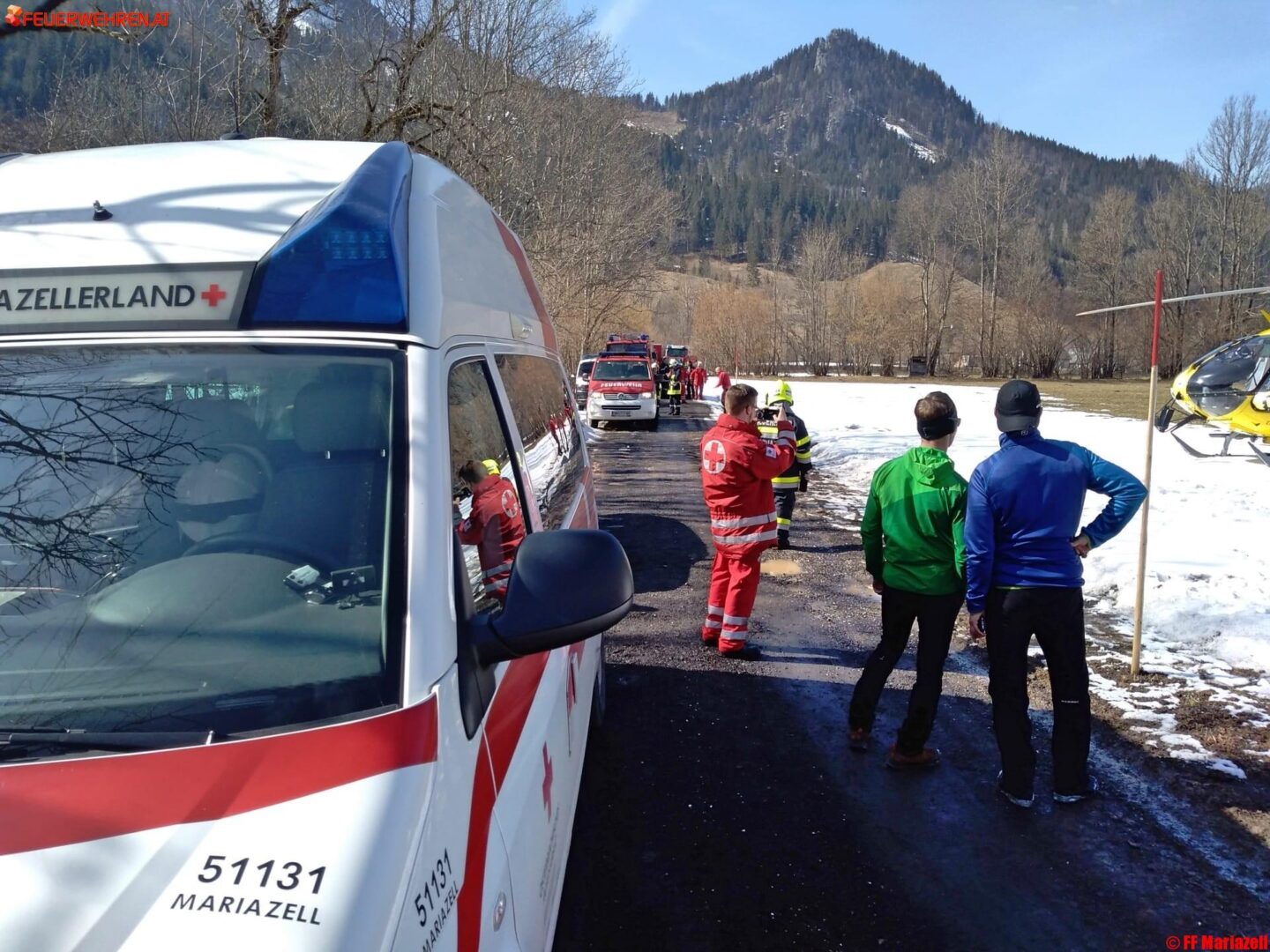 FF Mariazell: Forstunfall im Lieglergraben