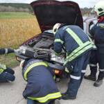 Bezirk Neunkirchen: Verkehrsunfall mit 2 Fahrzeugen