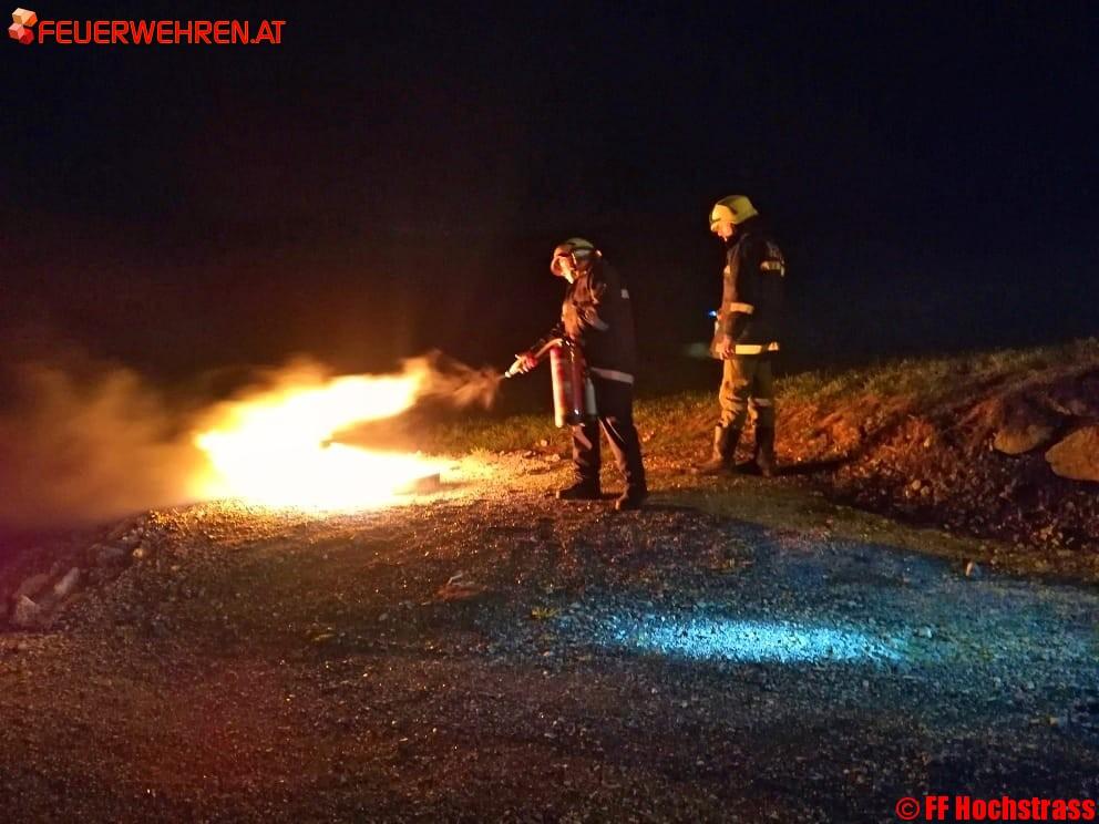 FF Hochstrass: Winterschulung 2018