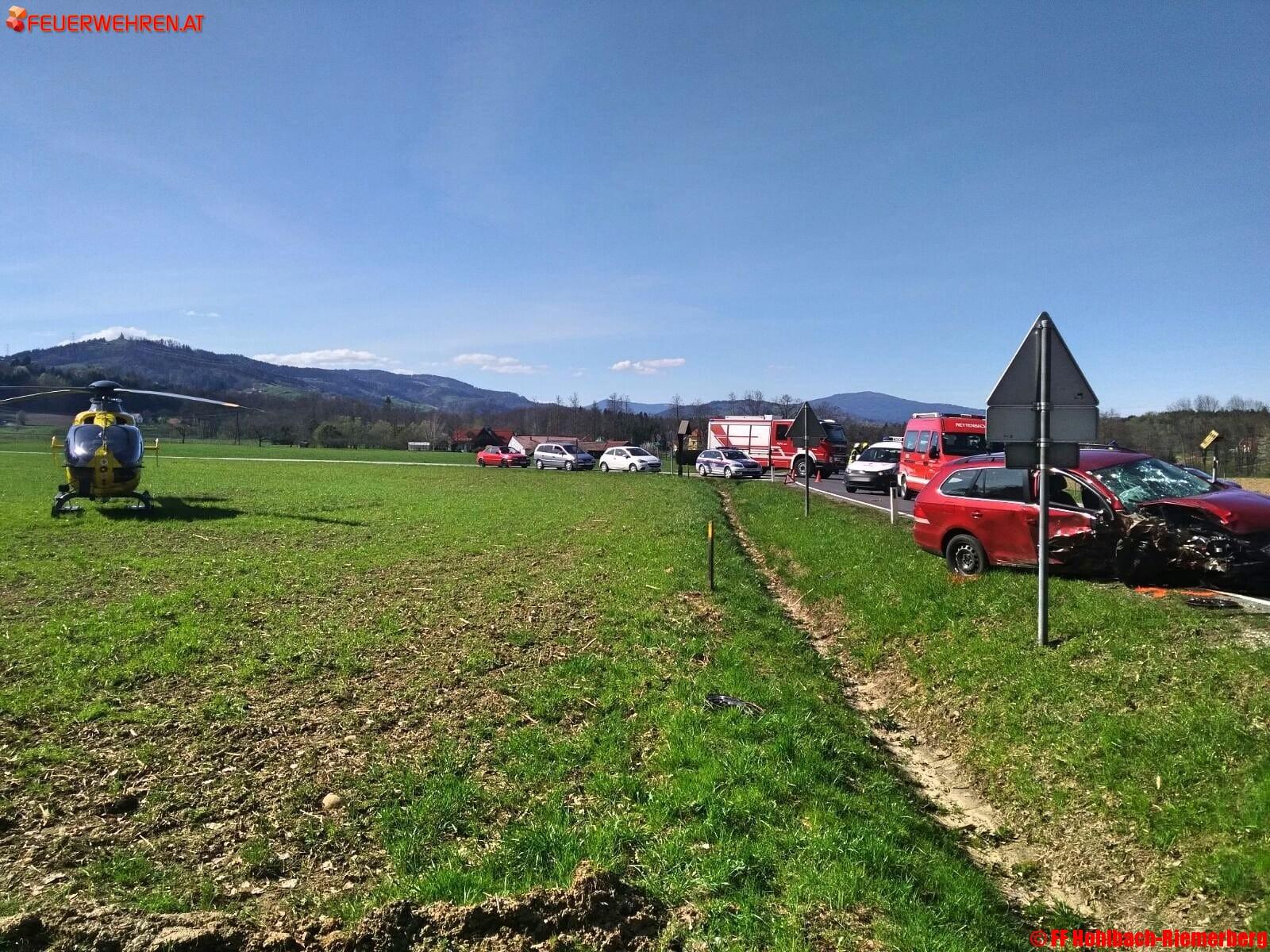 BFVDL: Frontalzusammenstoß auf der B-74 in Hohlbach