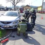 Bezirk Neunkirchen: Verkehrsunfall beim Lagerhaus Ternitz