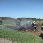 BFKDO Gmünd: Misthaufen in Flammen