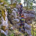FF Hinterstoder: Felsen droht abzustürzen