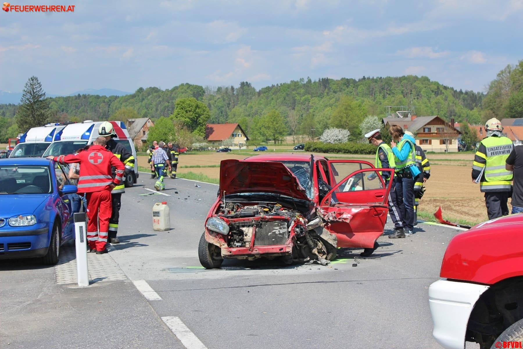 BFVDL: Schwerer Verkehrsunfall in Bischofegg