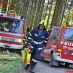 BFV Liezen: Waldbrand am Lärcheck