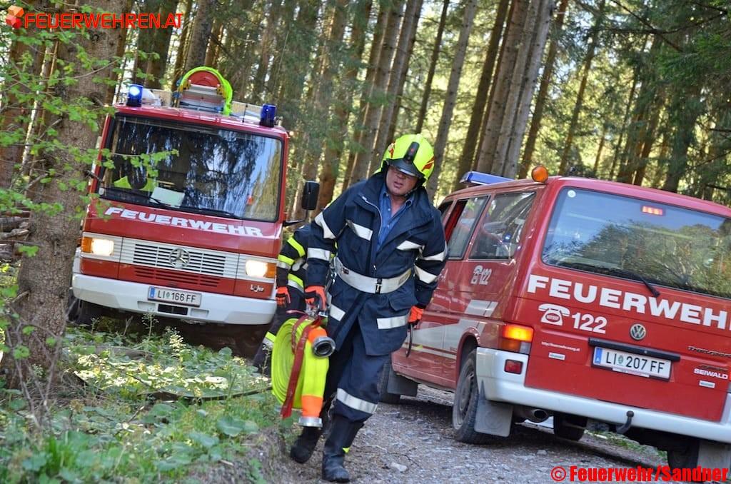 BFV Liezen: Waldbrand am Lärcheck