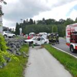 BFVDL: Verkehrsunfall auf der B76