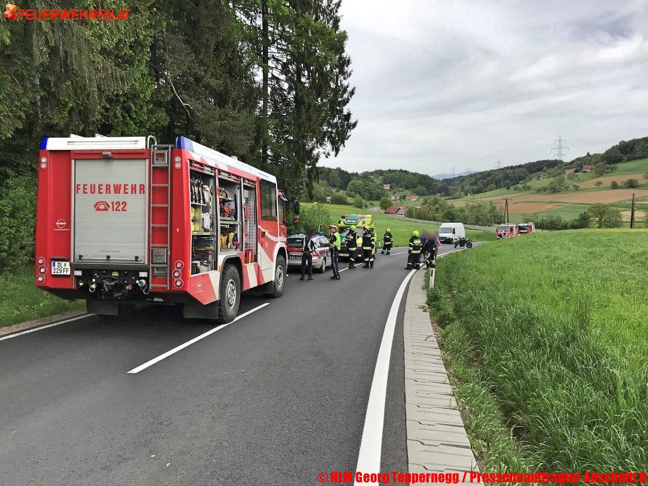 BFVDL: Motorrad gegen PKW