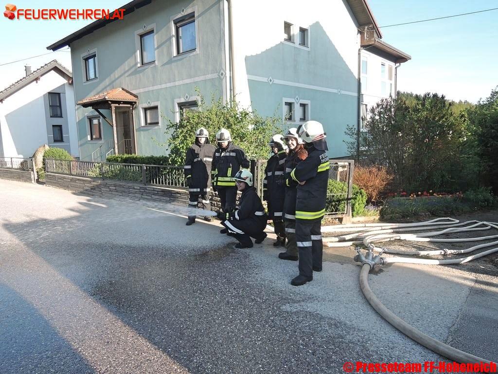 BFKDO Gmünd: Atemschutzübung in Hoheneich
