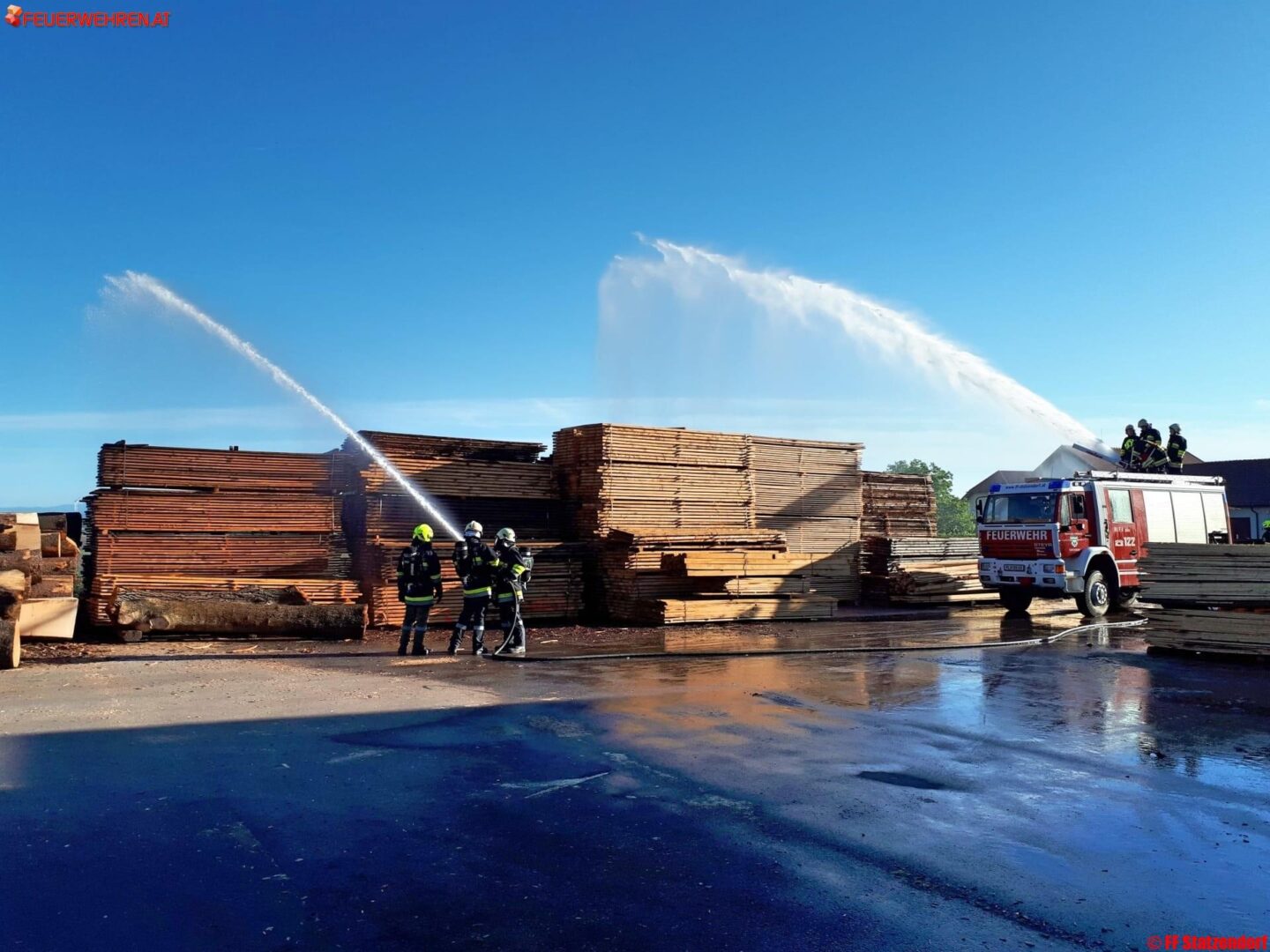 FF Statzendorf: Branddienstübung