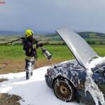 FF Statzendorf: Gefährlicher Fahrzeugbrand am Schauerberg