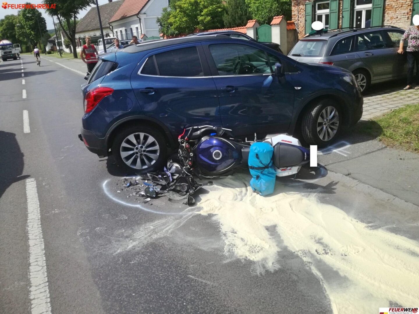 FF Mogersdorf-Ort: Verkehrsunfall mit Personenschaden