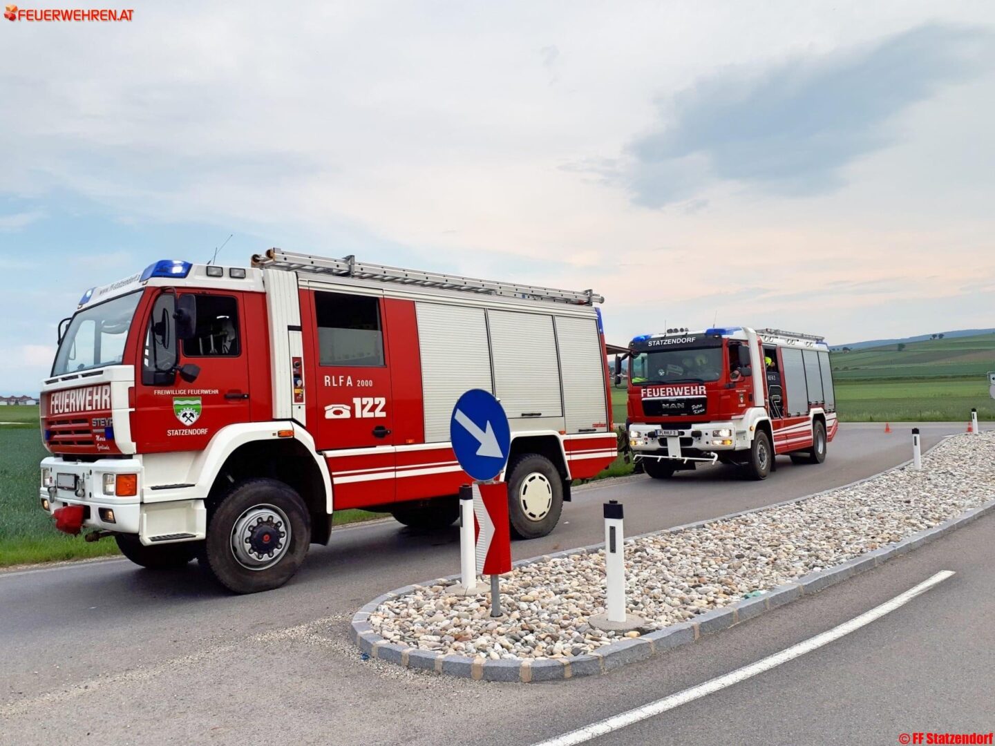 FF Statzendorf: Verkehrsunfall im Abendverkehr