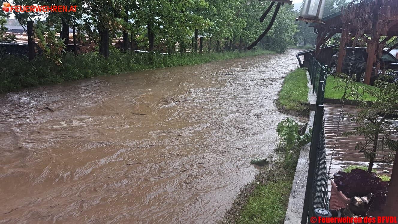 BFVDL: Unwetter über Bezirk Deutschlandsberg