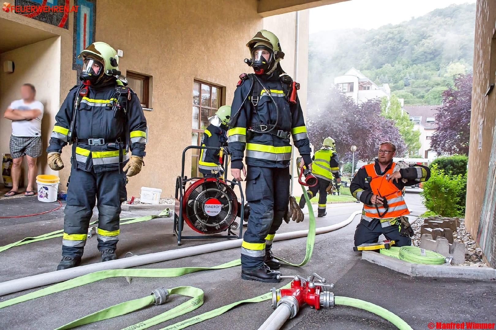 FF Krems: Küchenbrand schnell unter Kontrolle gebracht