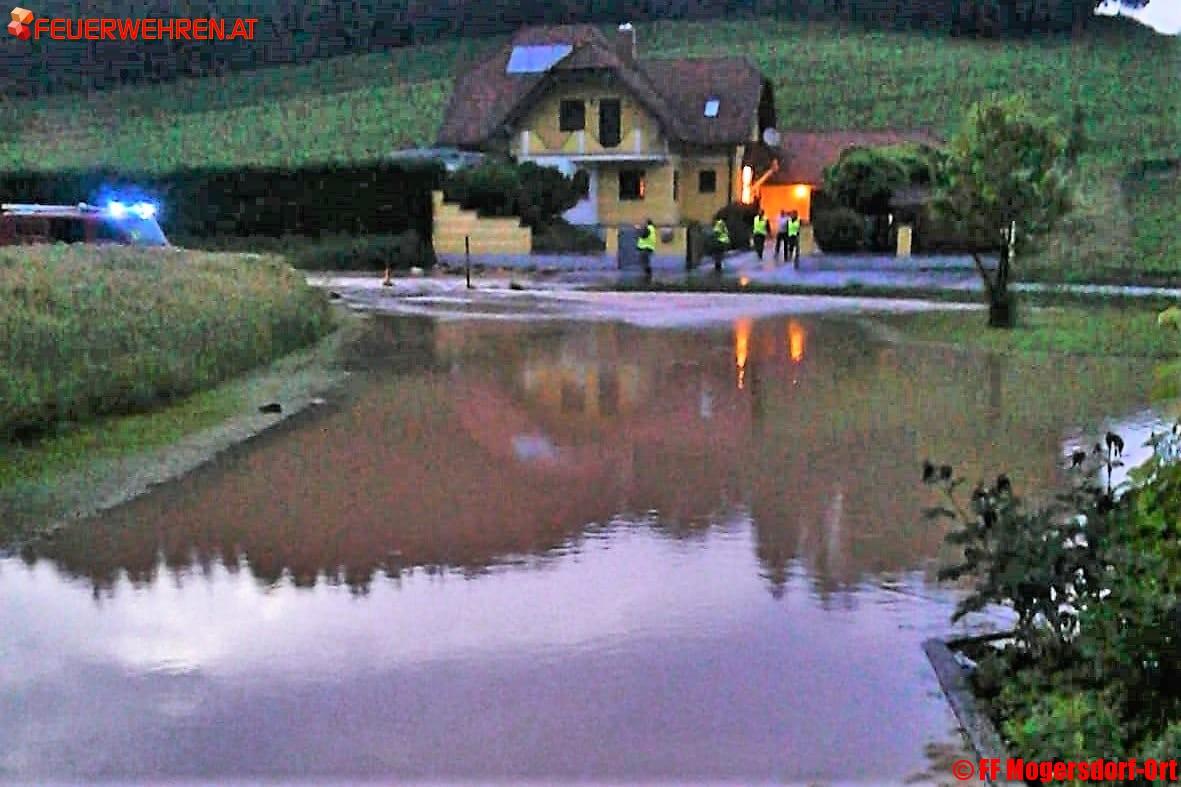 FF Mogersdorf-Ort: Erneut Unwettereinsatz