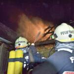 BFK Waidhofen a.d.Thaya: Großbrand und schwerer Verkehrsunfall