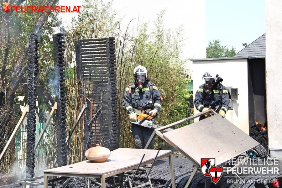 FF Brunn am Gebirge: Wohnhausbrand