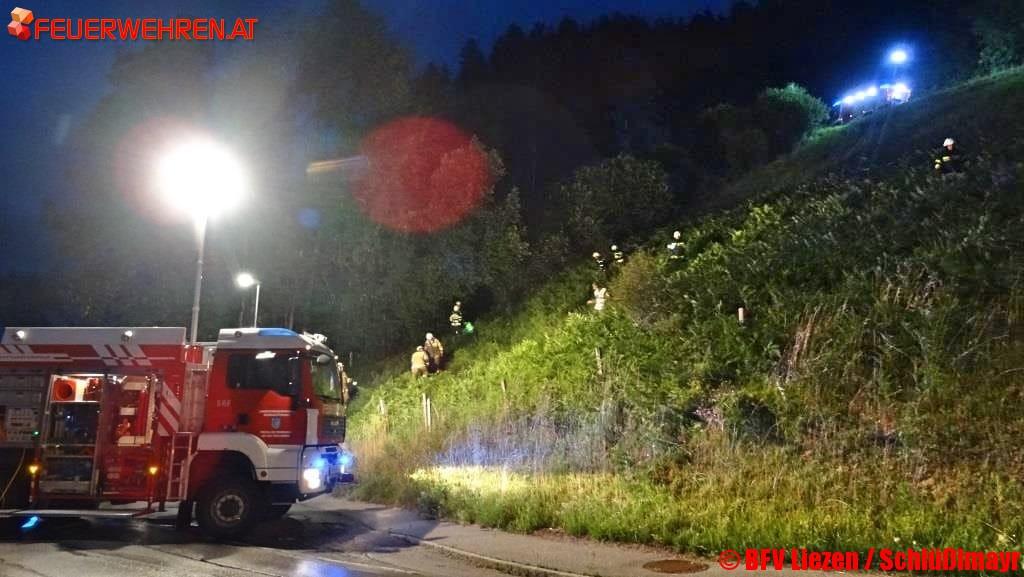 BFV Liezen: Personensuche nach tödlichem PKW-Absturz