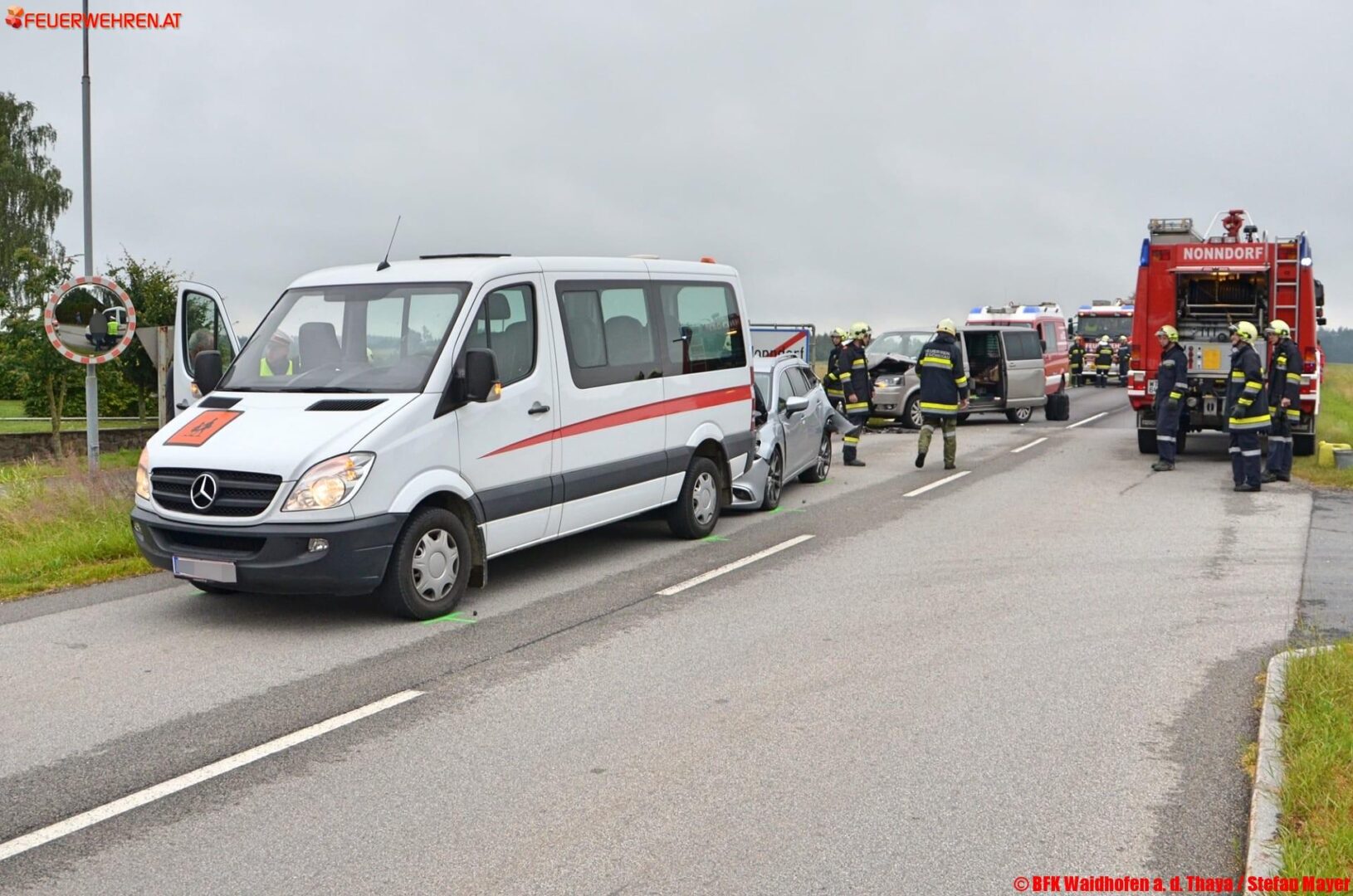 BFK Waidhofen a.d.Thaya: Verkehrsunfall in Nonndorf