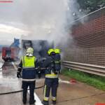 HFW Villach: Fahrzeugbrand auf der Südautobahn