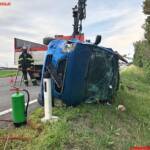 FF Ebenfurth: Verkehrsunfall auf der B60
