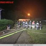 FF Pettendorf: Unwettereinsätze in Niederrußbach 2