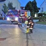 Feuerwehr rückte zur Ölspur an