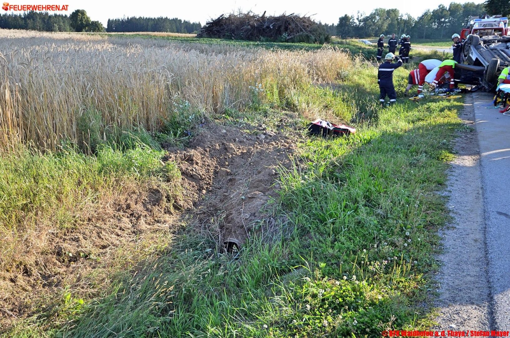 BFK Waidhofen a.d.Thaya: Schwerer Verkehrsunfall