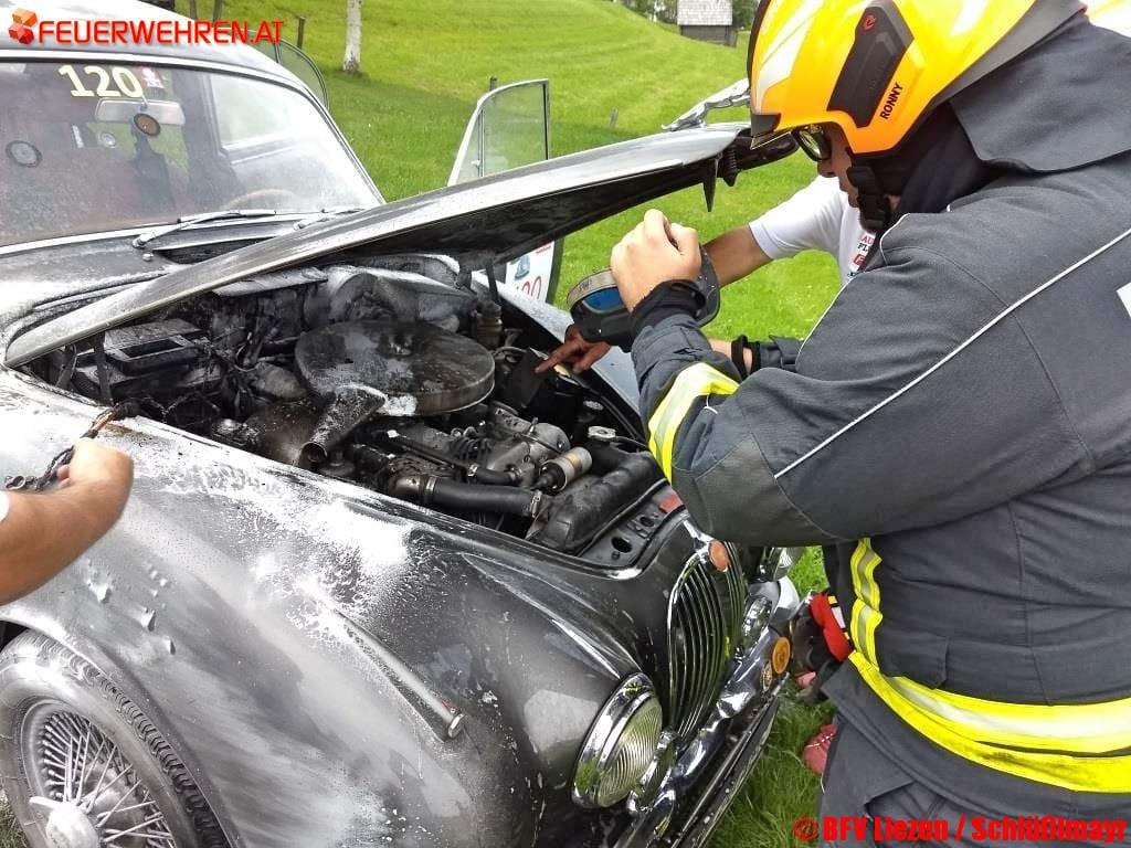 BFV Liezen: Ennstal Classic – Jaguar brannte
