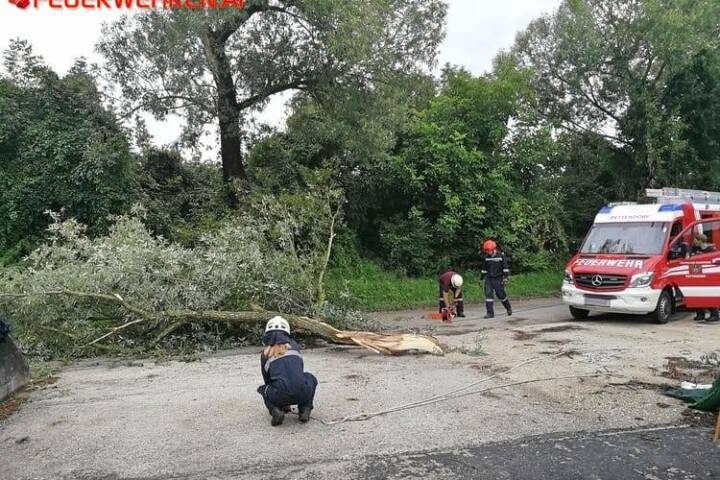 FF Pettendorf: Unwettereinsatz und Sturmschaden