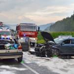 FF Althofen: Frontalzusammenstoß B317 3 ff-althofen.at