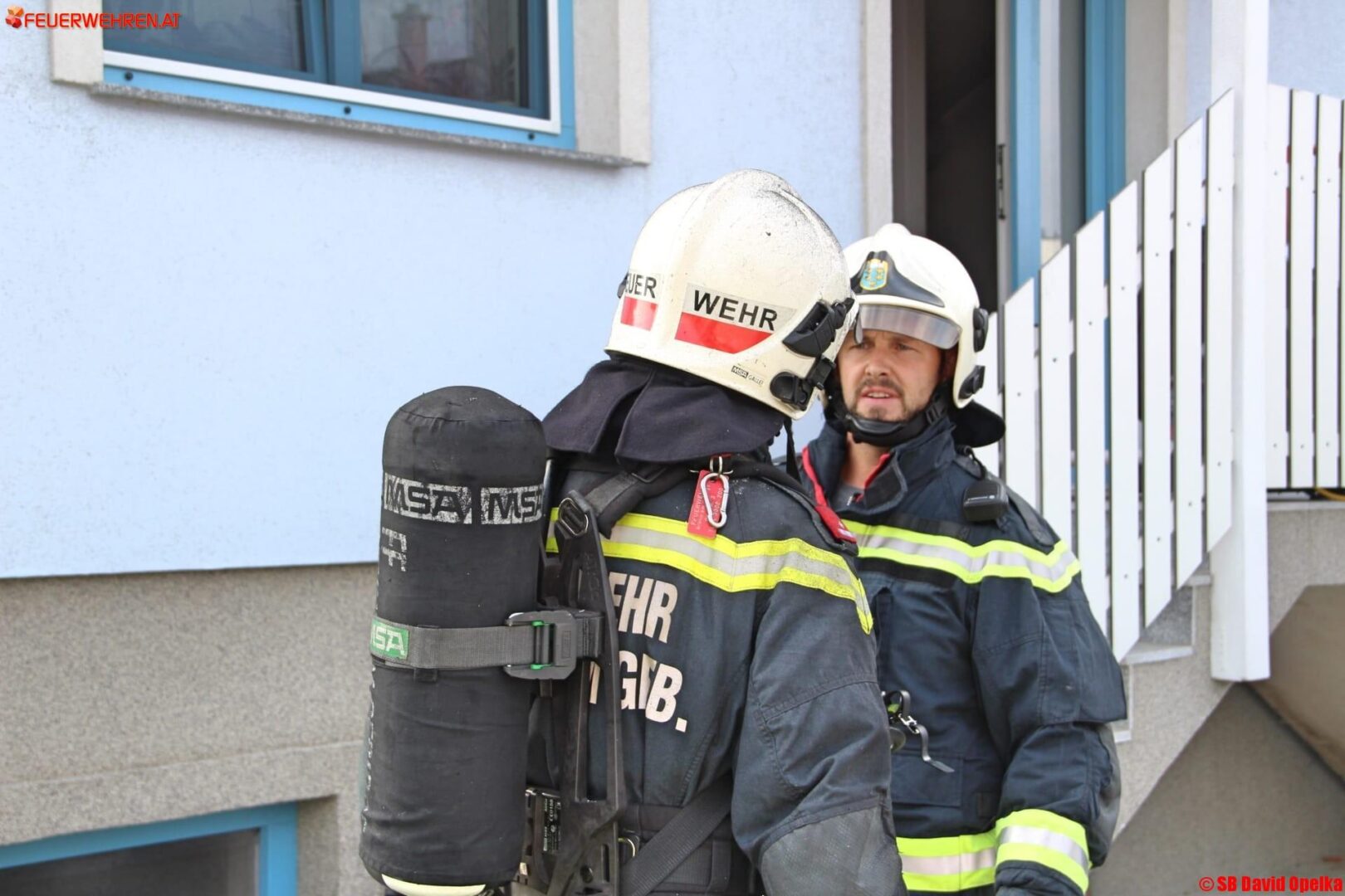 FF Brunn am Gebirge: Familie kann sich bei Kellerbrand retten
