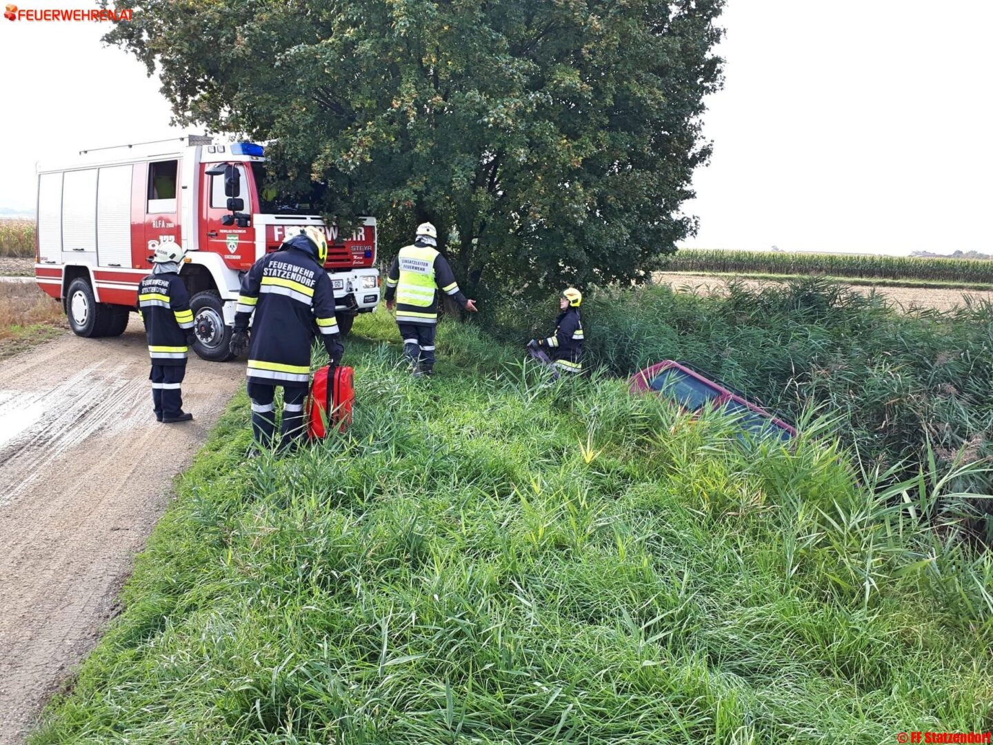 FF Statzendorf: Gesamtübung – PWK in Fladnitzbach