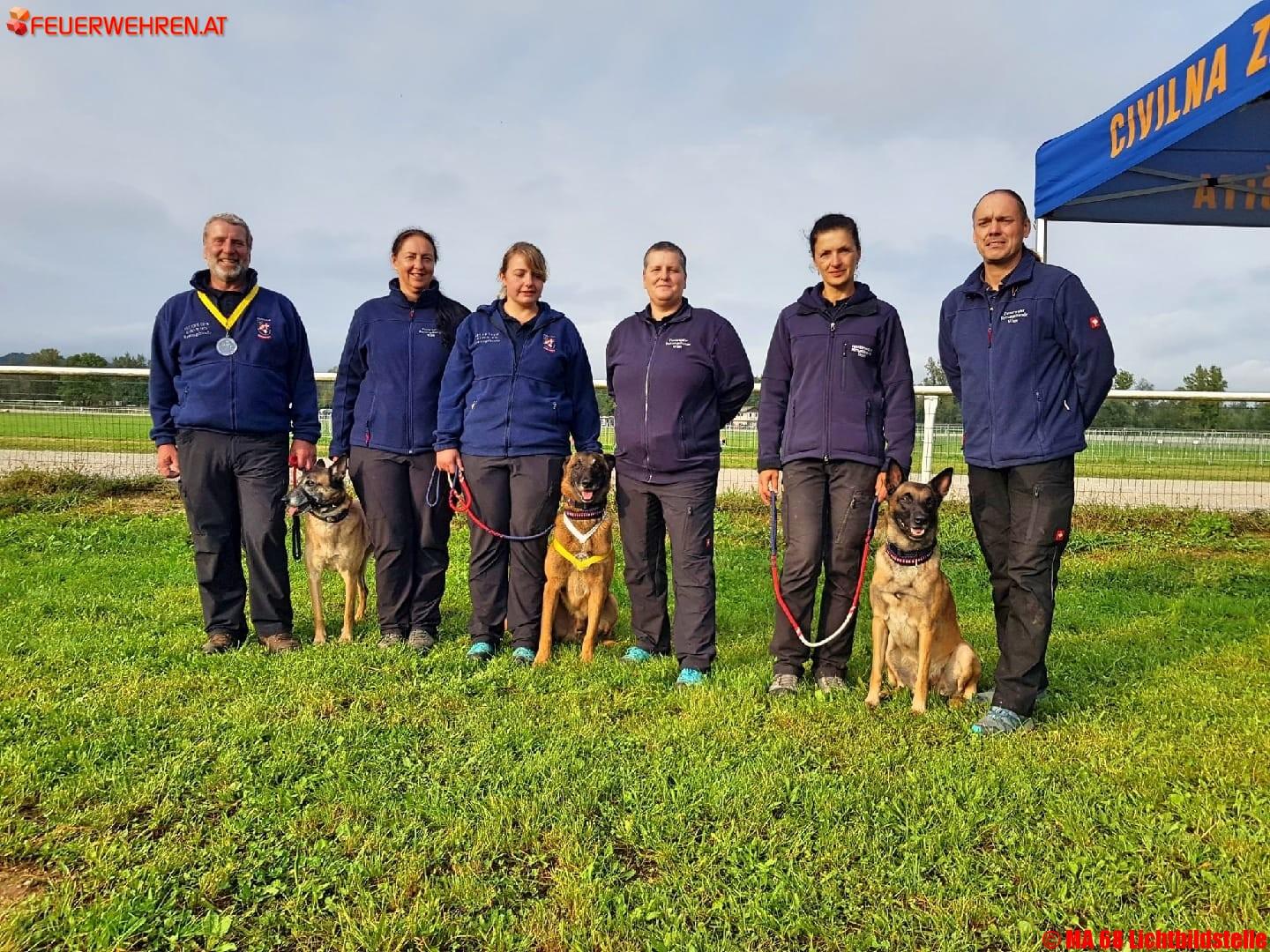BF Wien: Feuerwehr Rettungshunde erneut Weltmeister