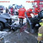 FF Hipping: Verkehrsunfall auf der Attergauer-Landesstraße 6