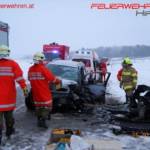 FF Hipping: Verkehrsunfall auf der Attergauer-Landesstraße 4