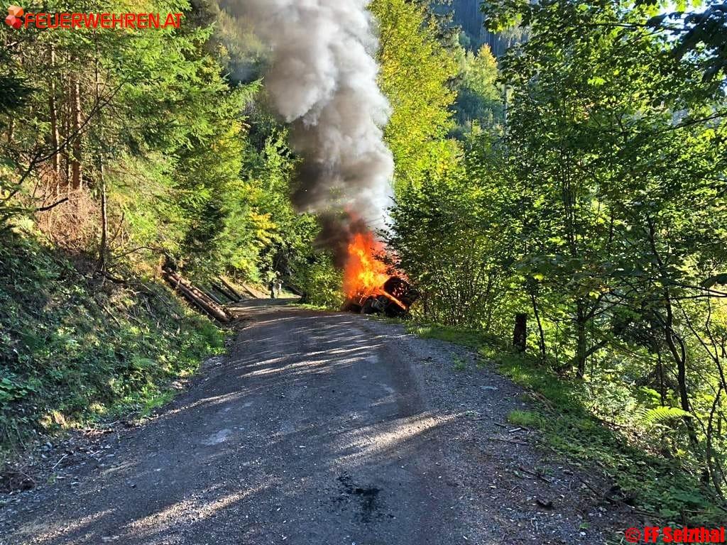 BFV Liezen A06: Brandeinsatz der FF Selzthal