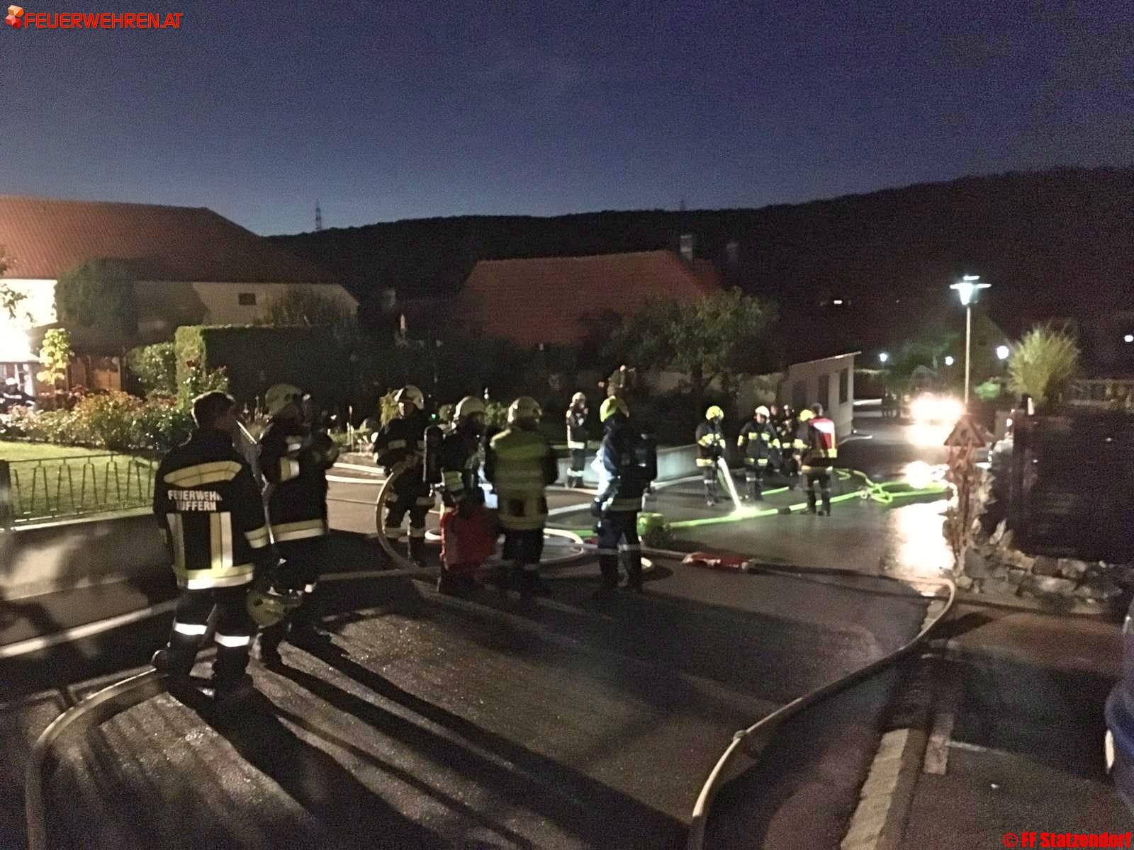 FF Statzendorf: Unterabschnittsübung 2018 in Kuffern