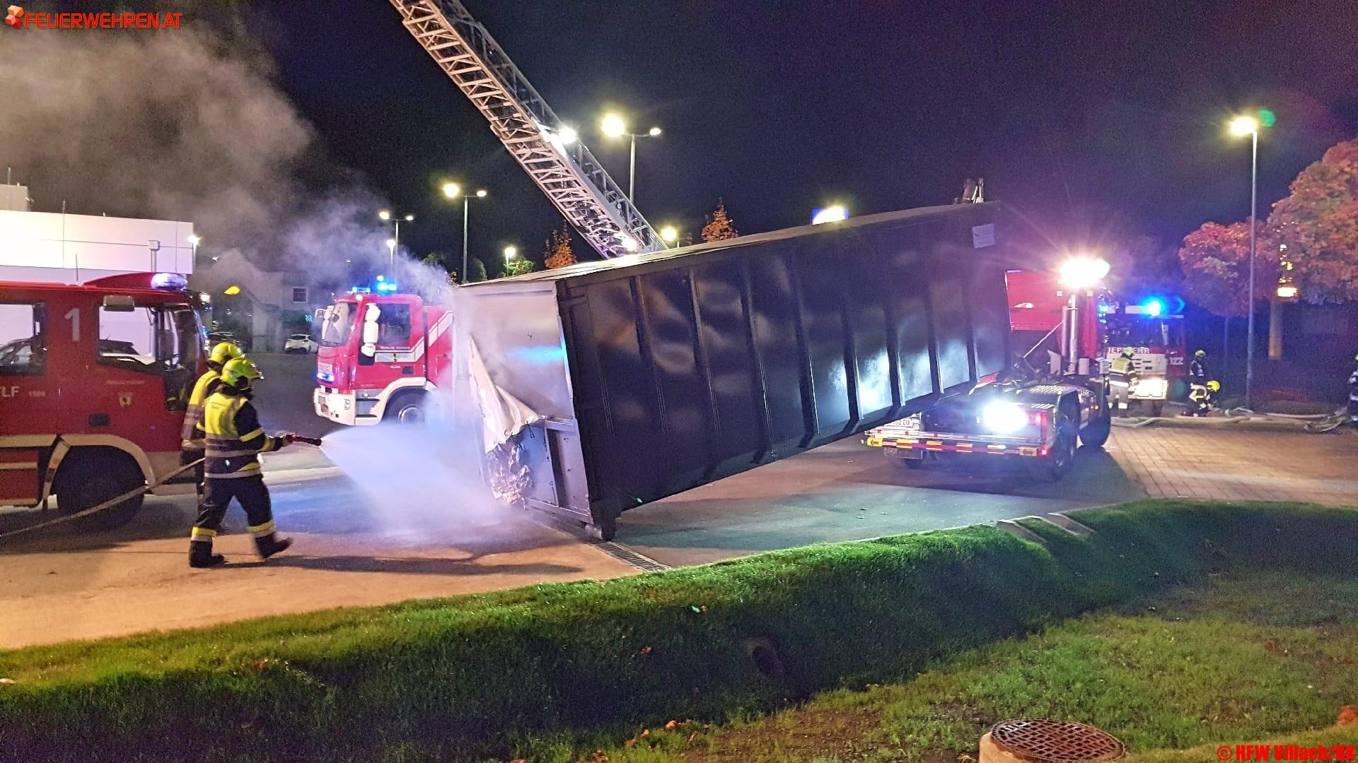 HFW Villach: Einsatzserie fordert HWF und umliegende Feuerwehren