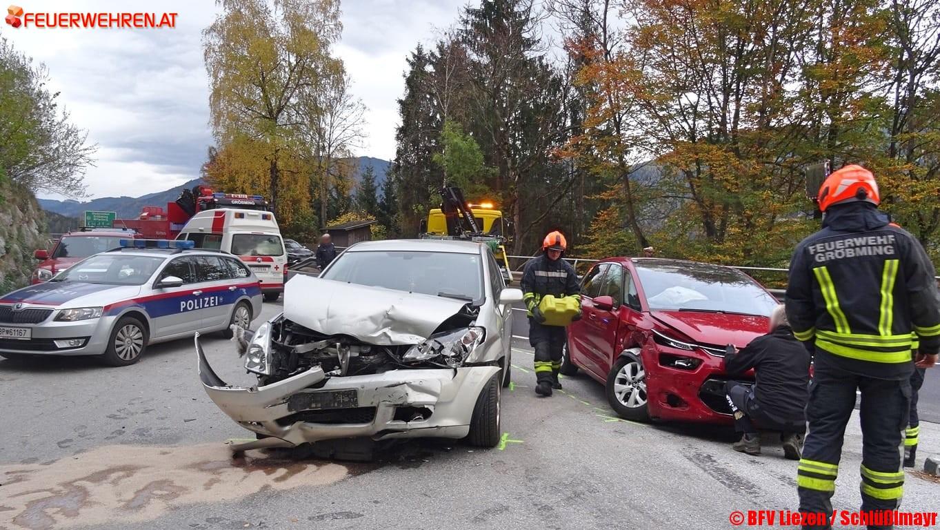 BFV Liezen: Verkehrsunfall bei Gröbming