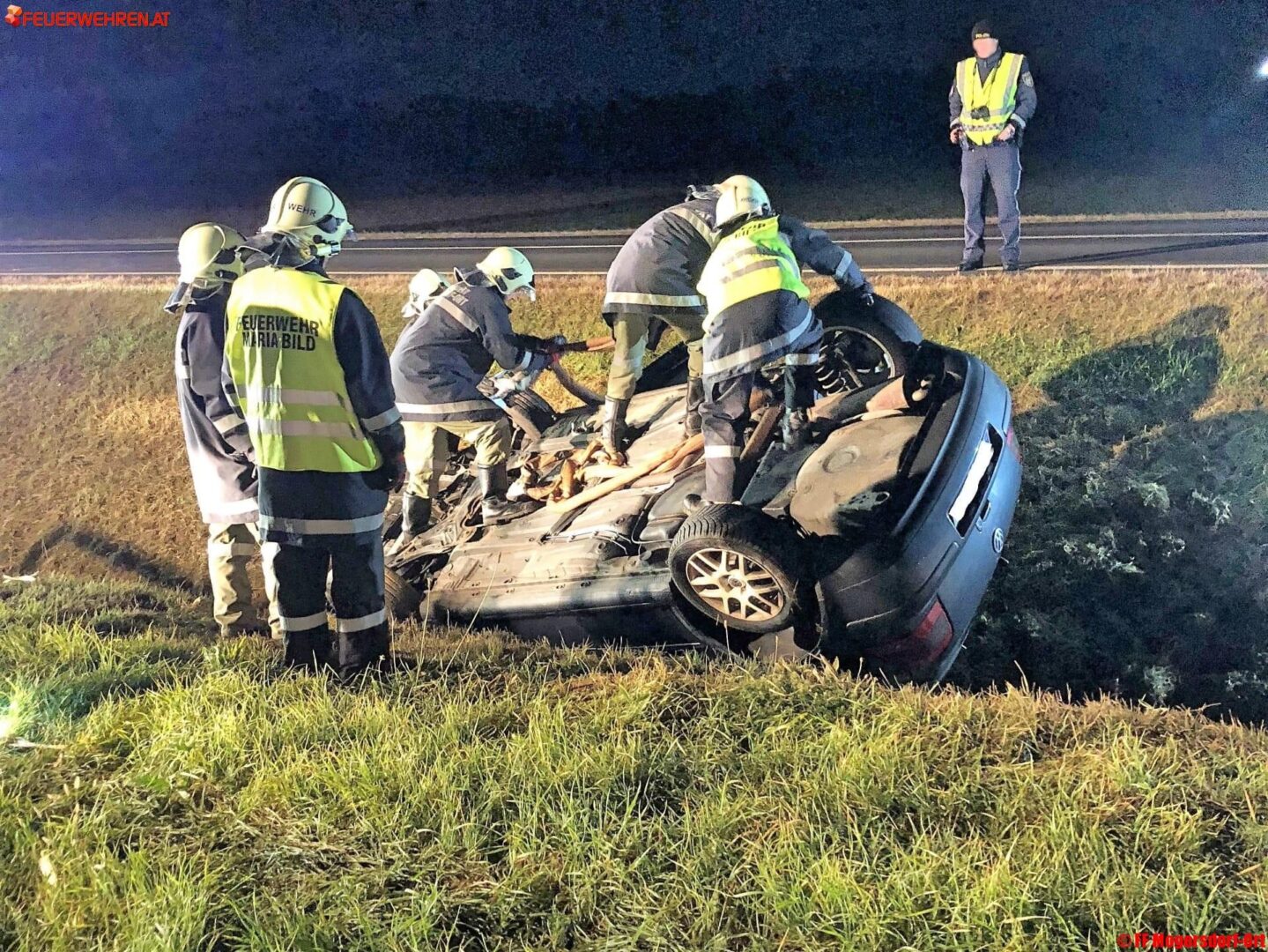 FF Mogersdorf-Ort: Verkehrsunfall mit Sachschaden
