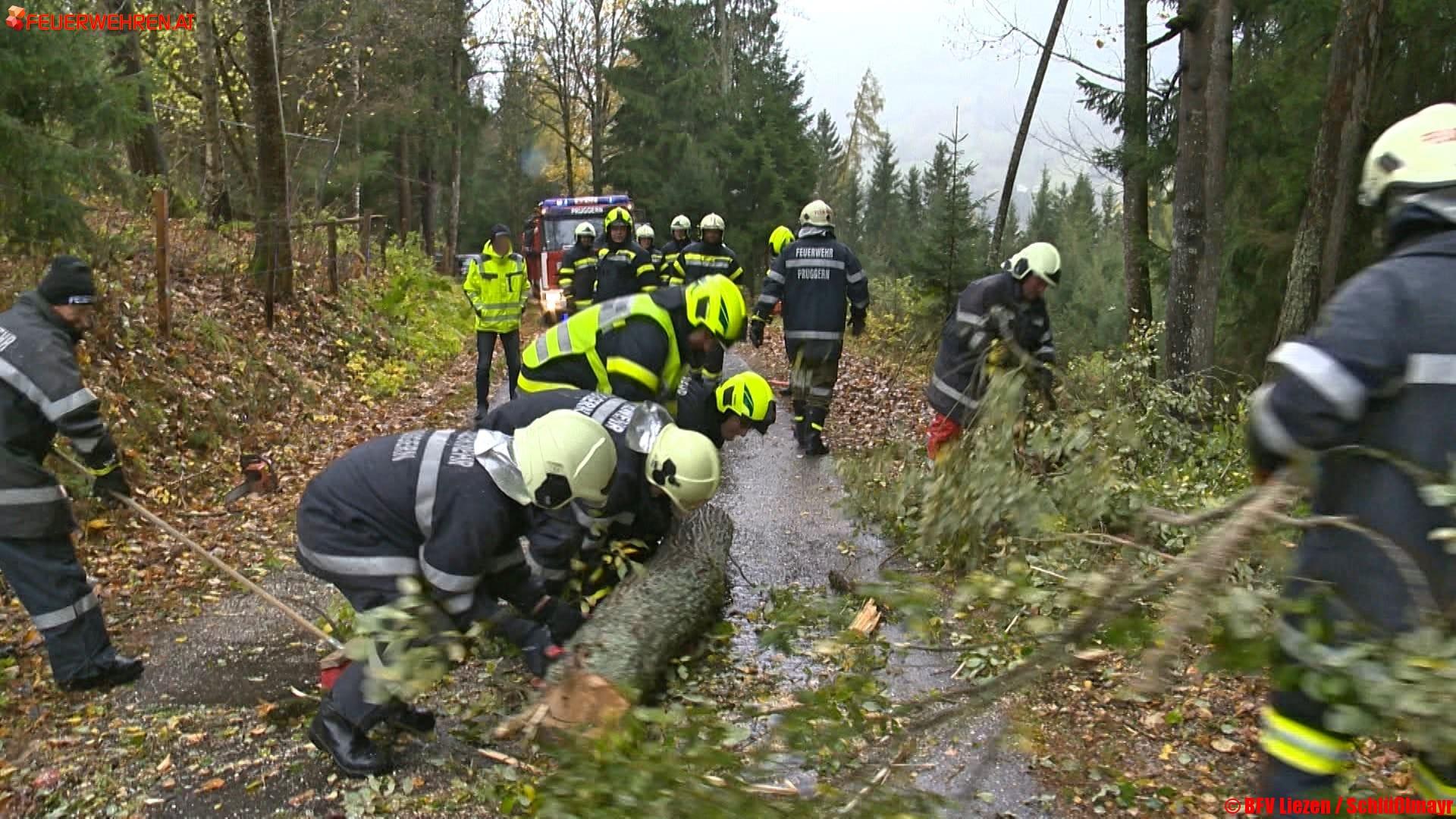 BFV Liezen: Unwettereinsätze – Stand 19:30 Uhr