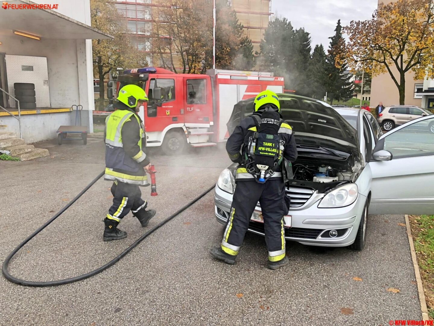 HFW Villach: Zahlreiche Feuerwehreinsätze