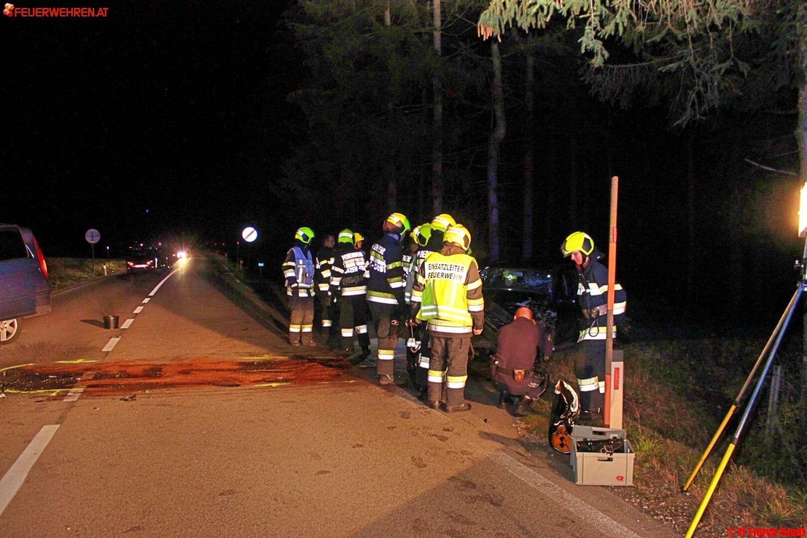 BFV Liezen: Unfall auf der B146-Gesäusestraße