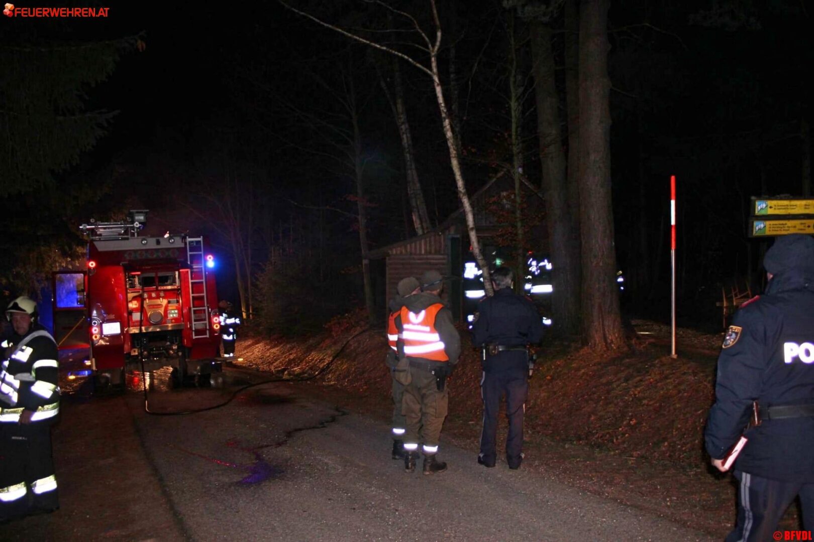BFVDL A2: Brand in einer ehemaligen Zollhütte