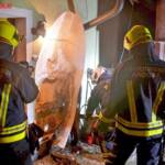 FF Andorf: Fassadenbrand im Andorfer Ortsgebiet Erlau
