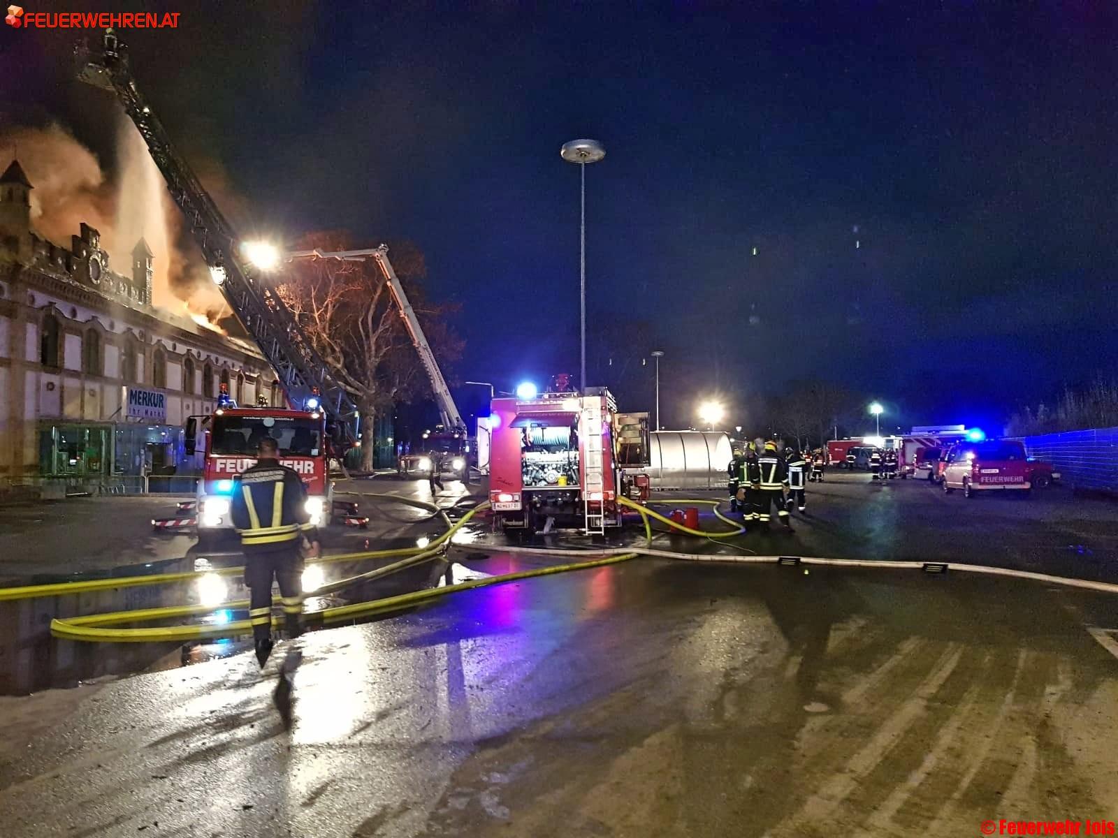 FF Jois: Großbrand in Bruckneudorf