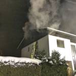 FF Langwies: Brand eines Wohnhauses 1