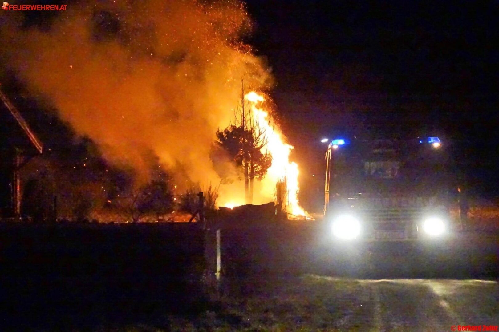Brand in Ternitz zu Silvester